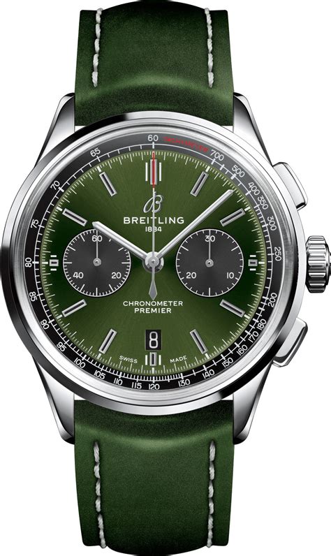 breitling premier b01 chronograph 42 bentley british racing green|Breitling b01 42mm review.